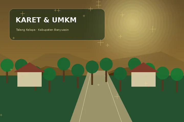 Ilustrasi UMKM & usaha warga Desa Talang Buluh
