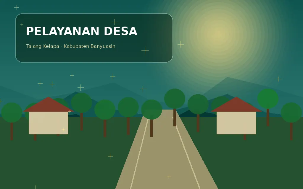 Ilustrasi pelayanan Pemerintah Desa Talang Buluh