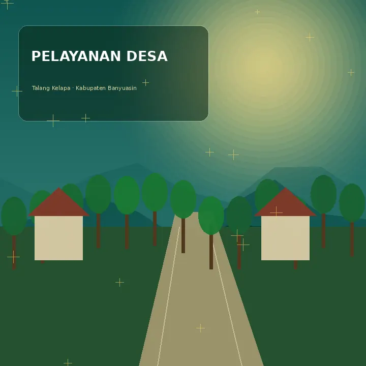 Ilustrasi pelayanan Desa Talang Buluh